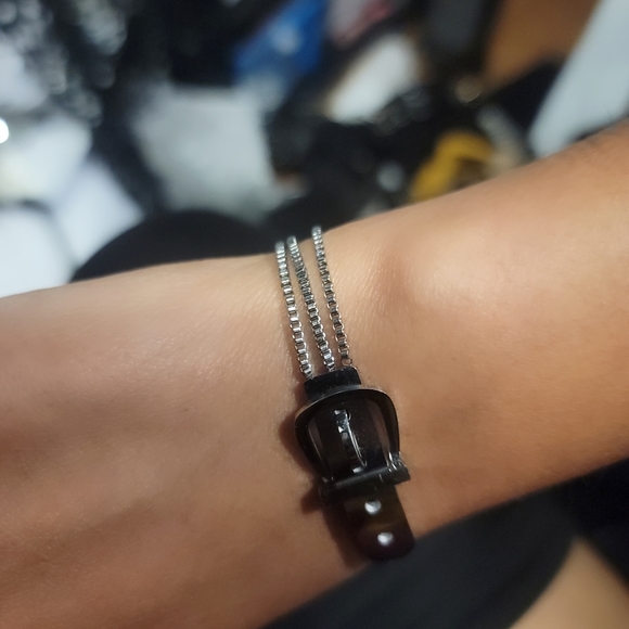 Stainless Steel Buckle Bracelet - Picture 4 of 4